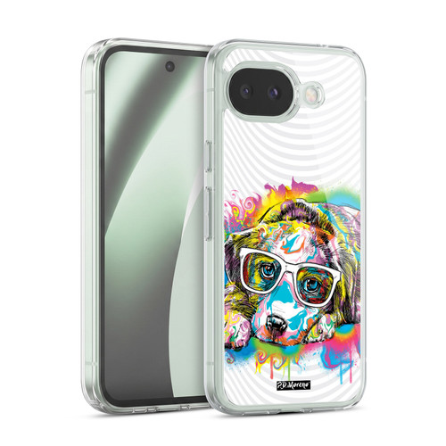 P.D. Moreno Drip Art Cats And Dogs Labrador Soft Gel Case for Google Pixel 10a