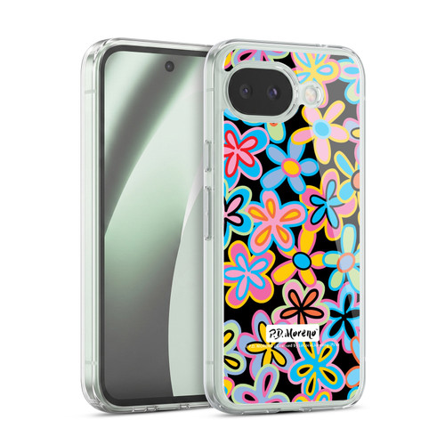 P.D. Moreno Patterns Retro Flowers Soft Gel Case for Google Pixel 10a