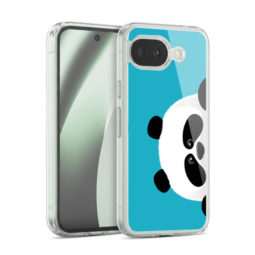 Head Case Designs Peeking Animals Panda Soft Gel Case for Google Pixel 10a