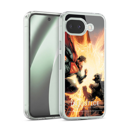 Injustice Gods Among Us Key Art Battle Soft Gel Case for Google Pixel 10a