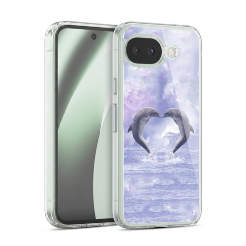 Simone Gatterwe Dolphins Kisses Soft Gel Case for Google Pixel 10a