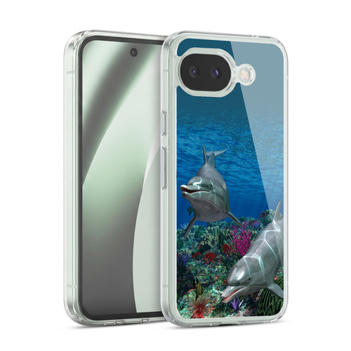 Simone Gatterwe Dolphins Twins Soft Gel Case for Google Pixel 10a