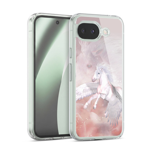 Simone Gatterwe Pegasus And Unicorns Flying Unicorn Soft Gel Case for Google Pixel 10a