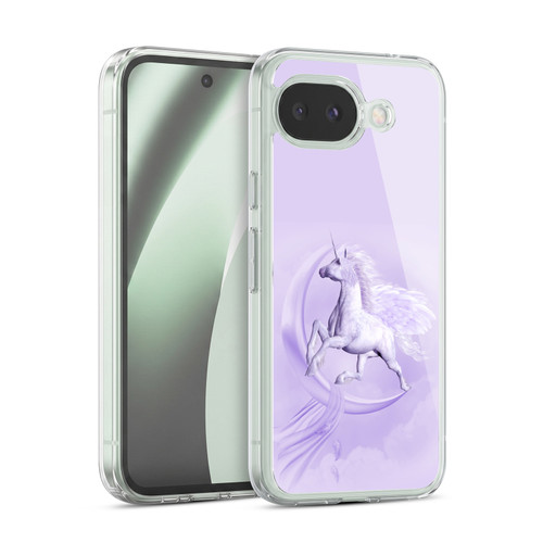 Simone Gatterwe Pegasus And Unicorns Pegasus In Moon Soft Gel Case for Google Pixel 10a