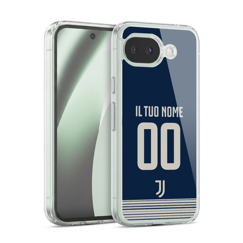 Custom Customised Personalised Juventus Football Club 2020/21 Race Kit Away Soft Gel Case for Google Pixel 10a