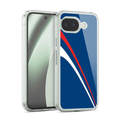 Ameritech Graphics Red And White Lines Soft Gel Case for Google Pixel 10a