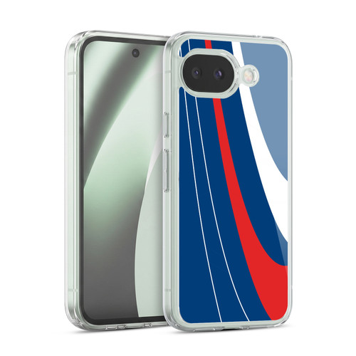 Ameritech Graphics Red And White Swirl Soft Gel Case for Google Pixel 10a