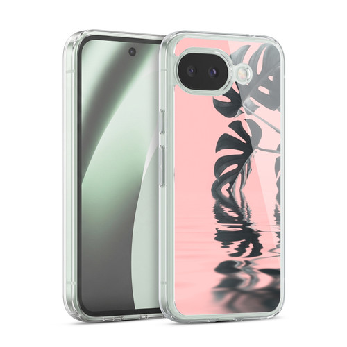 LebensArt Pastels Monstera Soft Gel Case for Google Pixel 10a