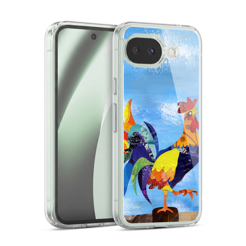 Artpoptart Animals Colorful Rooster Soft Gel Case for Google Pixel 10a