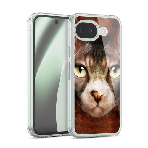 Head Case Designs Animal Faces Sphynx Kitten Soft Gel Case for Google Pixel 10a