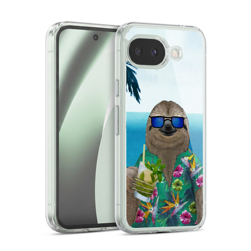 Barruf Animals Sloth In Summer Soft Gel Case for Google Pixel 10a