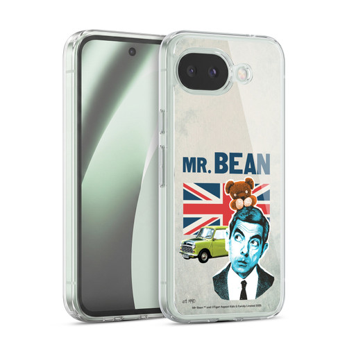 Mr. Bean London Art With Teddy Soft Gel Case for Google Pixel 10a