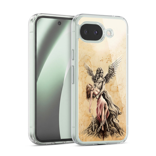 Sarah Richter Gothic Stone Angel Soft Gel Case for Google Pixel 10a