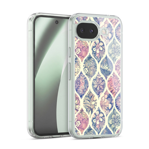 Micklyn Le Feuvre Patterns Painted Floral Ogee in Vintage Tones Soft Gel Case for Google Pixel 10a