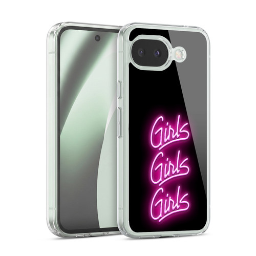 Motley Crue Logos Girls Neon Soft Gel Case for Google Pixel 10a