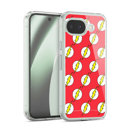 The Flash DC Comics Logo Pattern Soft Gel Case for Google Pixel 10a