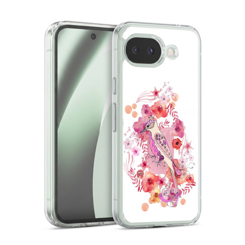 Monika Strigel Animals And Flowers Bird Soft Gel Case for Google Pixel 10a