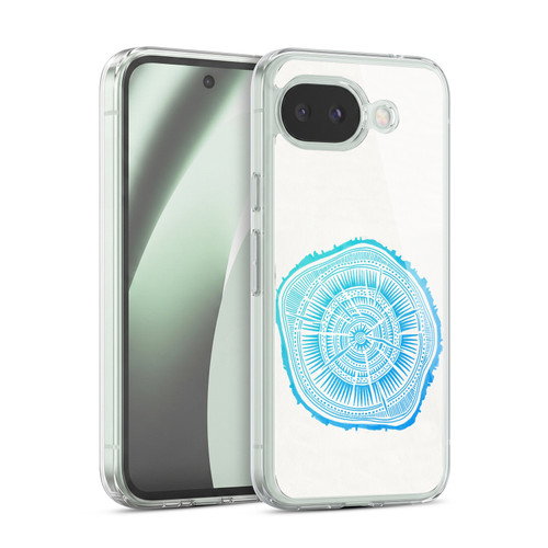Cat Coquillette Nature Blue Paper Birch Soft Gel Case for Google Pixel 10a