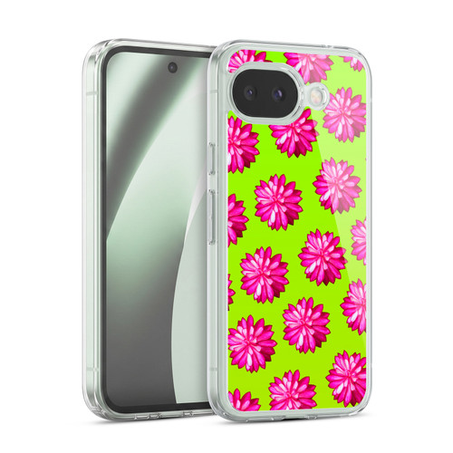 Head Case Designs Neon Prints Floral Soft Gel Case for Google Pixel 10a