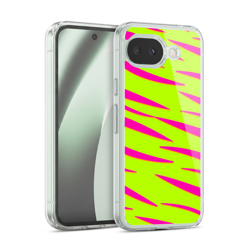 Head Case Designs Neon Prints Tiger Soft Gel Case for Google Pixel 10a