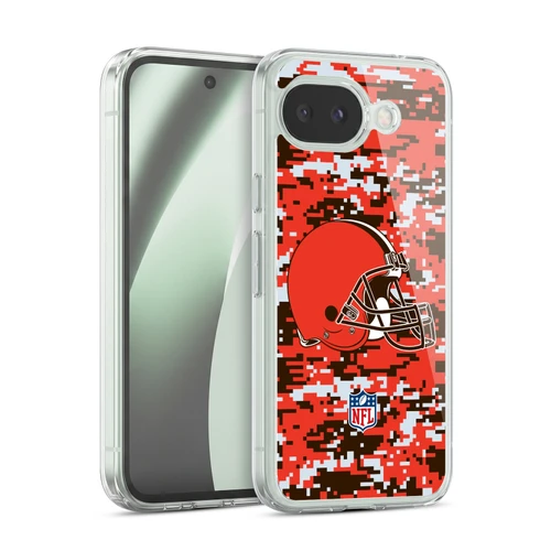 NFL Cleveland Browns Graphics Digital Camouflage Soft Gel Case for Google Pixel 10a
