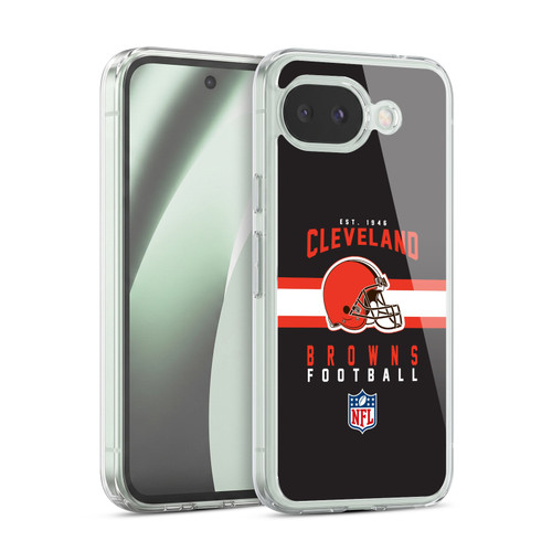 NFL Cleveland Browns Graphics Helmet Typography Soft Gel Case for Google Pixel 10a