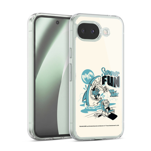 Tom and Jerry Illustration Summer Fun Soft Gel Case for Google Pixel 10a