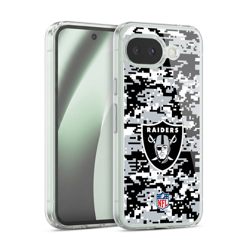 NFL Las Vegas Raiders Graphics Digital Camouflage Soft Gel Case for Google Pixel 10a