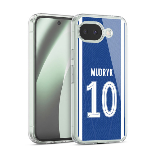 Chelsea Football Club 2023/24 Players Home Kit Mykhailo Mudryk Soft Gel Case for Google Pixel 10a