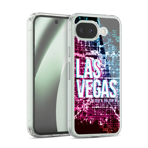 Head Case Designs City Lights Las Vegas Soft Gel Case for Google Pixel 10a