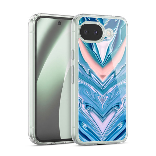 Head Case Designs Colourful Agates Aquamarine Soft Gel Case for Google Pixel 10a