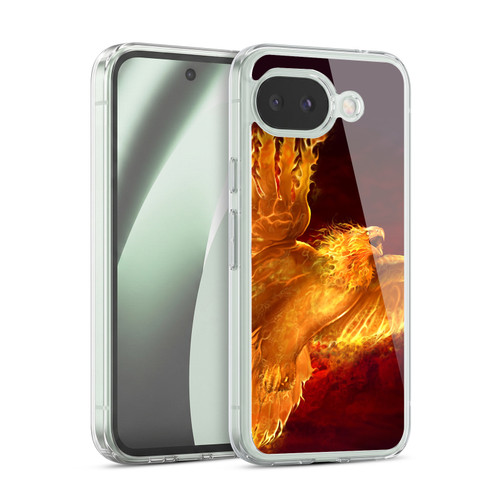 Tom Wood Fire Creatures Phoenix Soft Gel Case for Google Pixel 10a
