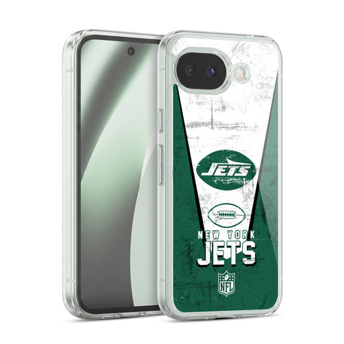 NFL New York Jets Logo Art Banner Soft Gel Case for Google Pixel 10a