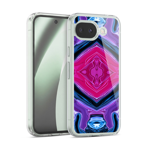 Head Case Designs Colourful Agates Sapphire Soft Gel Case for Google Pixel 10a
