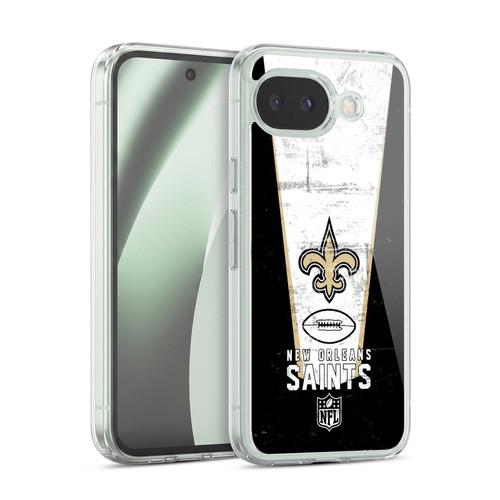 NFL New Orleans Saints Logo Art Banner Soft Gel Case for Google Pixel 10a