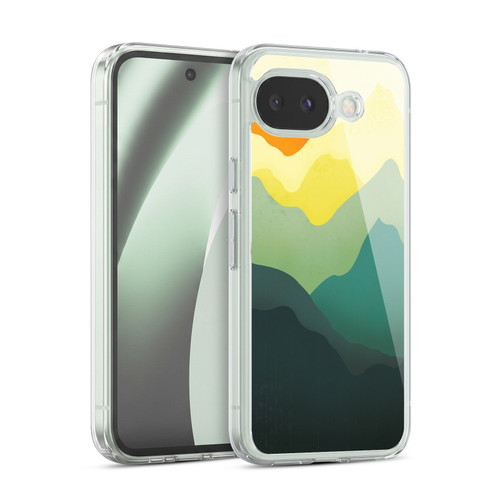 Head Case Designs Colourful Mountains Sunrise Soft Gel Case for Google Pixel 10a