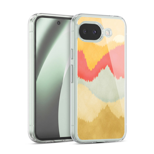 Head Case Designs Colourful Mountains Sunset Soft Gel Case for Google Pixel 10a