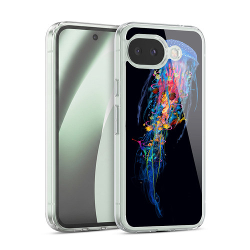 Dave Loblaw Sea Blue Jellyfish Soft Gel Case for Google Pixel 10a