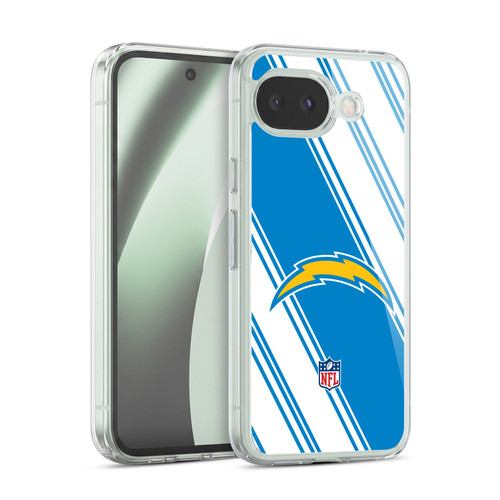 NFL Los Angeles Chargers Artwork Stripes Soft Gel Case for Google Pixel 10a