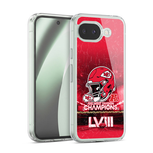 NFL 2024 Division Champions AFC Helmet Chiefs Soft Gel Case for Google Pixel 10a