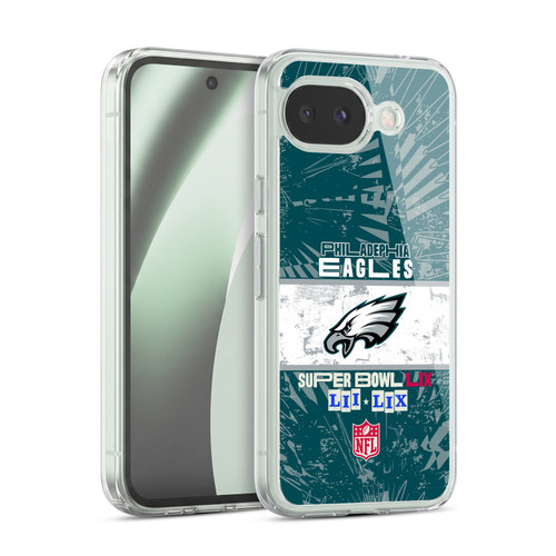 NFL 2025 Super Bowl LIX Champions Eagles All Wins Soft Gel Case for Google Pixel 10a