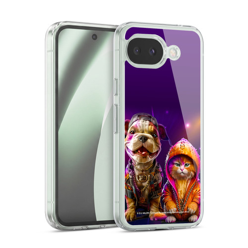 D.S. Valori Kitty And Puppy Hip Hop Pals Soft Gel Case for Google Pixel 10a