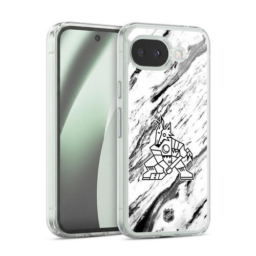 NHL Arizona Coyotes Marble Soft Gel Case for Google Pixel 10a