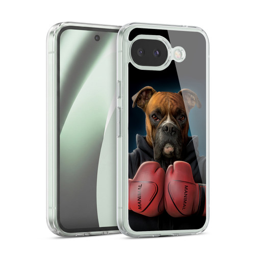 Vincent Hie Canidae Boxer Soft Gel Case for Google Pixel 10a
