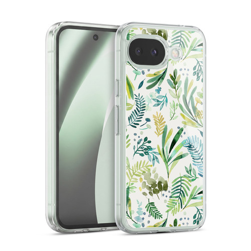 Ninola Botanical Patterns Tuscany Green Leaves Soft Gel Case for Google Pixel 10a