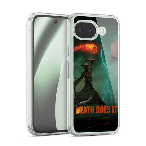 Vincent Hie Skulls Death Does It Soft Gel Case for Google Pixel 10a