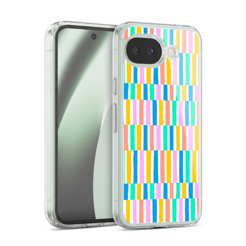 Ninola Colorful Color Block Summer Soft Gel Case for Google Pixel 10a