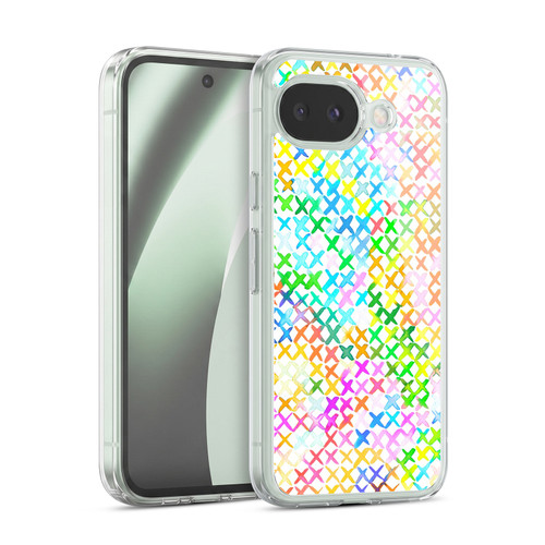 Ninola Colorful Summer Crosstitch Soft Gel Case for Google Pixel 10a