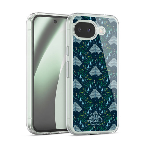 Episodic Drawing Spooky Patterns Angel Moth Soft Gel Case for Google Pixel 10a
