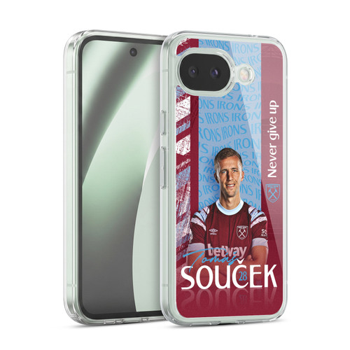 West Ham United FC 2022/23 First Team Tomas Soucek Soft Gel Case for Google Pixel 10a